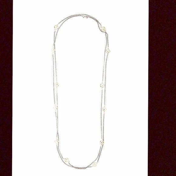 David Yurman 72” long logo station necklace - Picture 3 of 4